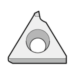 Lathe Turning (1-Corner Specification) Diamond GBA43R125-010-KPD010