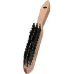 Bristles 3 Rows - Wood Handle Hand Brush 100031
