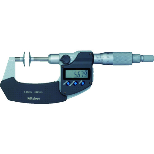 Digimatic Non-Rotating Spindle Type Tooth Thickness Micrometer