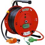 Indoor Single Phase 100 V Earthing with Breaker Exclusive Reel (Extension Cord Type)
