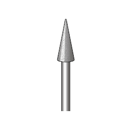 Diamond Bur (Metal Bond Type), Shaft Diameter ⌀2.34 14662