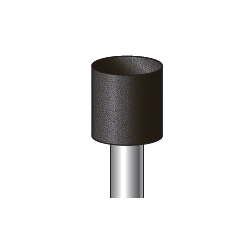 Black Grindstone (Grindstone with Shaft), Shaft Diameter ⌀6.0 42916
