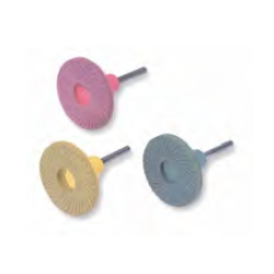 Rubber Grindstone Disc with Shaft (Rubber Pad Integrated Type) 64421