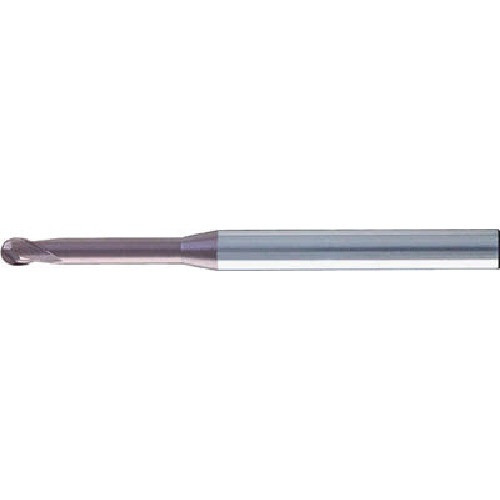 MUGEN -Coating Two-flutes BallEnd Mill for Deep Rib with Long Neck MRB230R0.4X6D4