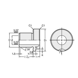 F Type, Cutout Type Insert Bushing