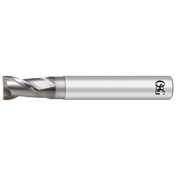 Carbide End Mills CrN coated 2 Flutes Miniature Short for Copper, Alminum Alloys and Plastic_CRN-EDS-3 CRN-HS-EDS-8X20