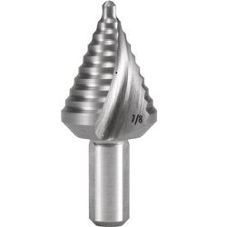Spiral Step Drill Inch (Non-coated Cobalt High-Speed Steel)