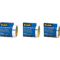 Scotch® Stickable/Removable Tape, Roll Center Diameter 76 mm (Tape Only)