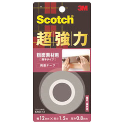 Scotch Extra-Strong Double Sided Tape, Coarse-Surface Material-Use