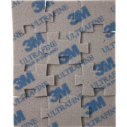 3M Jigsaw Puzzle Type Sponge Abrasive (Individually-Packed)