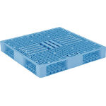 Plastic Pallet, Flat Stacking, Operational Limitation Type, Light Blue SK-R4-1111-3-BL