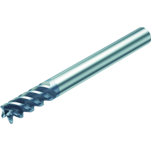 End Mill For Roughing & Semi-Finishing (Double Fluted), Round Shank
