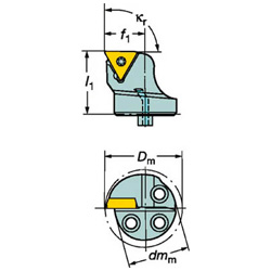 Sandvik CoroTurn SL CoroTurn 107 Cutting Head