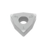 SUMIBORON Insert, Hexagon-Shape With Hole, Negative, 6NC-WNGA