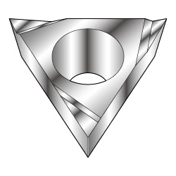 Triangle-Shape With Hole, Positive 11°, TPGT○○○-AY, For Aluminum
