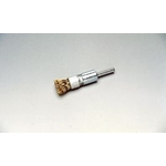 Cylindrical Brush with Steel Plated Wire Shaft with Caulking Pipe (Yellowish Wire)