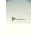 Cup Brush With Miniature Stainless Steel Shaft, Outer Diameter (mm): 13, Wire Diameter (mm): 0.1 MC-213