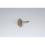Miniature Grit Shaft Mounted Wheel Brush, with Abrasive Sanding SMW-234