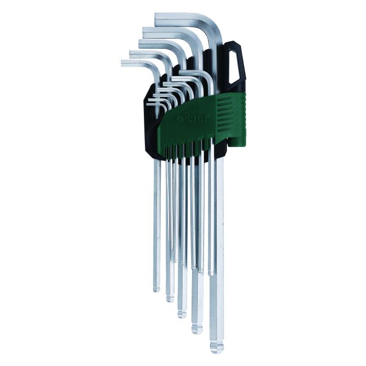 Sata Extra Long Ball Point Hex Key Set, S.A.E.