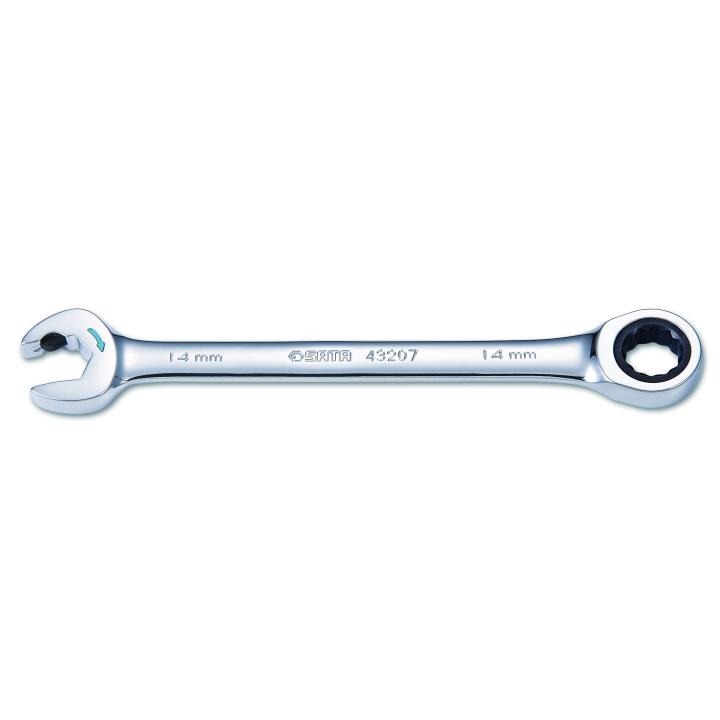 Sata Full Polish Double Ratcheting Wrench