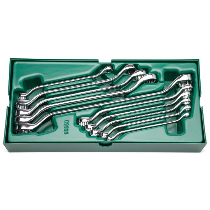 Sata Full Polish Box End Wrench Tray Set