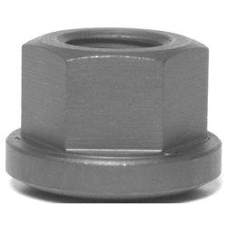 Spherical flange nut with washer