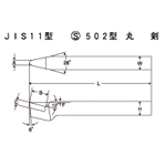 HSS Bit JIS11 Model S502 Model Round Blade TTB11-2