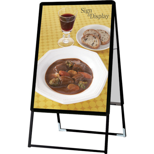 Poster Grip Stand Signboard, Double-sided Type