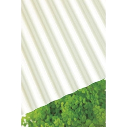 Polycarbonate Corrugated Sheet, Opal-Milk 217729