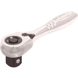 Compact short ratchet handle Insertion angle 12.7 mm