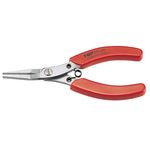 Flat Nose Plier Flat Type shape with Knurl (FN-103N)