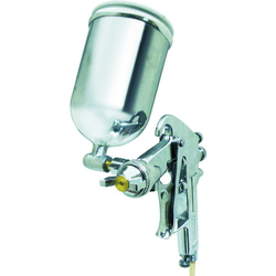 Spray Gun with cup set Gravity type nozzle diameter (mm) ø1.3 Cup material brass/aluminum die-casting