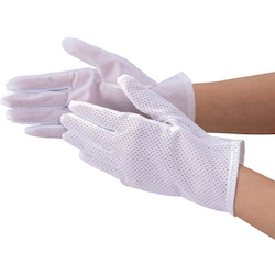 Low Dust Generating Sewn Gloves for Long Working Hours, Mesh Type, Set of 10 Pairs