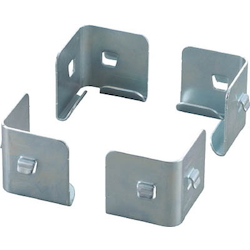 Medium metal fittings for semi-boltless lightweight shelf (4 pieces included)