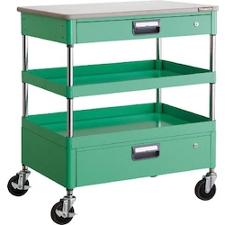 Phoenix Wagon (Noise Suppression Type with Thin Single-Level/Single-Level Drawers and Countertop) Height 899 mm