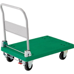 Plastic Trolley, Grand Cart, Folding Handle Type / with Stopper
