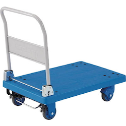 Plastic Trolley, Grand Cart, Silent, Folding Handle Type / with Stopper TP-X801S
