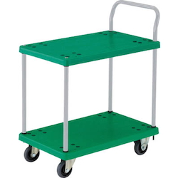 Plastic Trolley, Grand Cart, One-Side Handle 2-Level Type TP-804