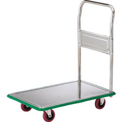 Stainless Steel Trolley, Fixed Handle Type, Handle Height (mm) 840