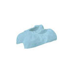 Nonwoven shoe cover, blue