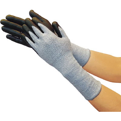 Glass Fiber Gloves Nitrile Palm Coating Long
