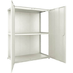Small to Medium Capacity Boltless Shelf Model M2 (Panels and Doors Provided, 200 kg Type, Height 1,800 mm, 3 Shelf Type) Linked Unit Type (Height 1,800 mm, Rear Plates Provided)