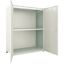 Light/medium weight boltless shelf M3 type (Panel with door, 300 kg type, height 1800 mm, 3-stage type) M3-6553-SGD