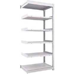 Medium-Duty Boltless Shelving, TUG Type, Connection Type (300 kg, Height 2,100 mm, 6 Tiers) TUG30075S6B