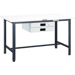 Light Work Bench with 2 Thin Drawers Plastic Panel Tabletop Average Load (kg) 300 AE-0960UDK2W