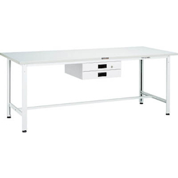 Light Work Bench with 2 Thin Drawers Linoleum Tabletop Average Load (kg) 300