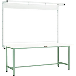 Light Work Bench with Tool Hanger Plastic Panel Tabletop Average Load (kg) 300 AE-1800THNDG