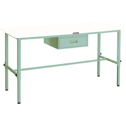 Lightweight Adjustable Height Work Bench with 1 Drawer Plastic Panel Tabletop Average Load (kg) 150