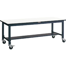 Lightweight Adjustable Height Work Bench with Casters Plastic Panel Tabletop Average Load (kg) 100