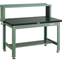 Medium Work Bench with Upper Shelf Linoleum Tabletop Average Load (kg) 2000